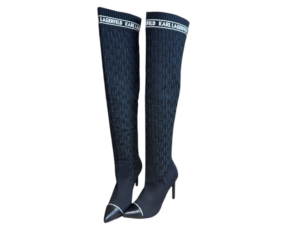 Karl Lagerfeld Muszkieterki  KOZAKI  damskie 36