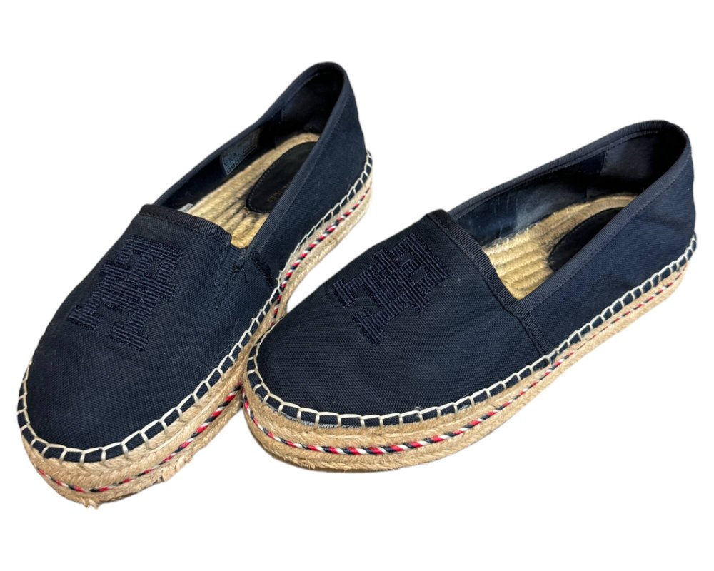 Tommy Hilfiger Embroidered Flatform PÓŁBUTY espadryle damskie 37