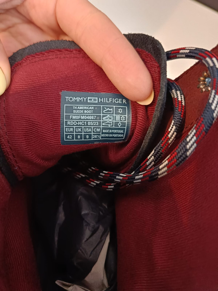 Tommy Hilfiger TH AMERICAN SUEDE BOOT BOTKI  męskie 42