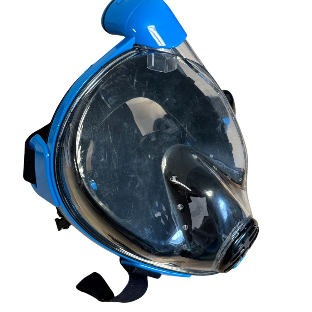 Maska pełnotwarzowa do snorkelingu Cressi Duke Dry Full Face black/blue S/M 