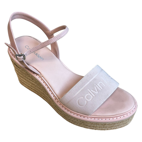 Calvin Klein Wedge Sndl 50 He SANDAŁY espadryle damskie 37
