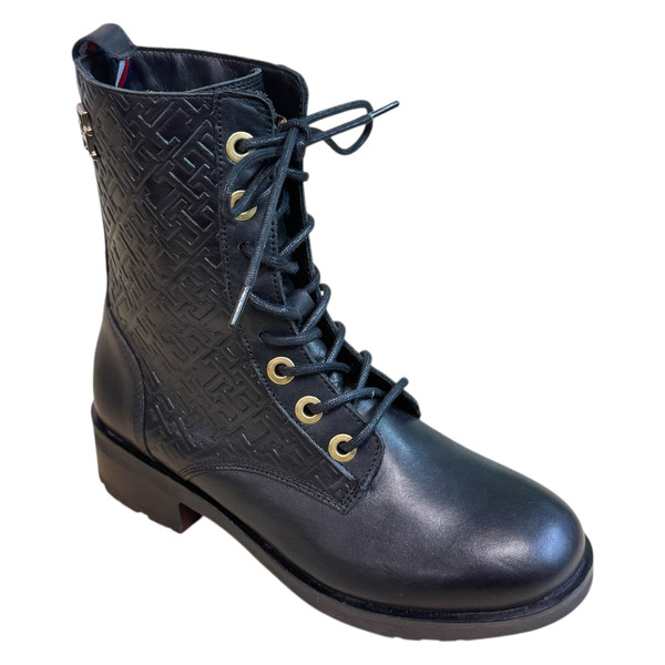 Tommy Hilfiger Th Monogram Biker Boot BOTKI damskie 38/37