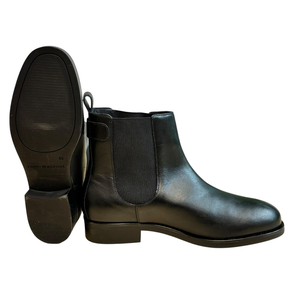 Tommy Hilfiger Th Stud Leather Low BOTKI damskie 41/40