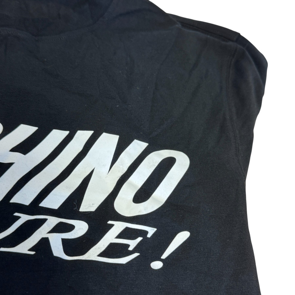 MOSCHINO - T-shirt z nadrukiem L 