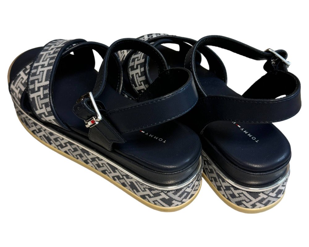 Tommy Hilfiger  Logo Oll Over Platform Sandal  SANDAŁY  dziecięce 35