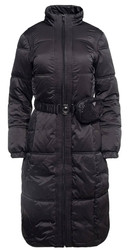 Kurtka Płaszcz Guess M LUCIA LONG BUM BAG PUFFA