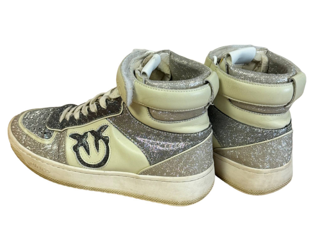 Pinko Occitania Basket Hi Sneaker TRAMPKI Wysokie damskie 36