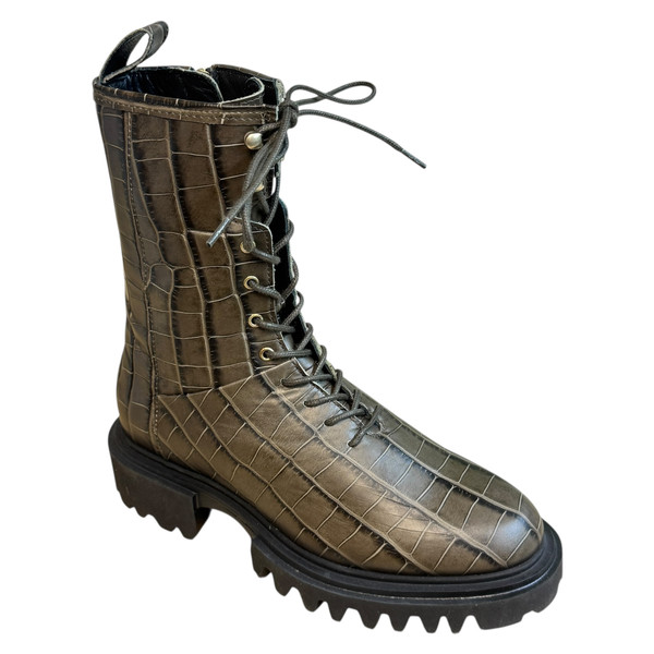 Allsaints Maren Crocodile BOTKI damskie 38/37