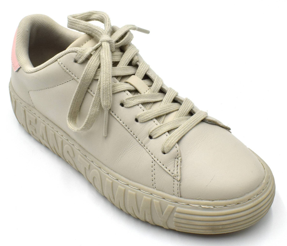 Tommy Jeans T-Jw New Cupsole Leather Lc BUTY SPORTOWE damskie 38