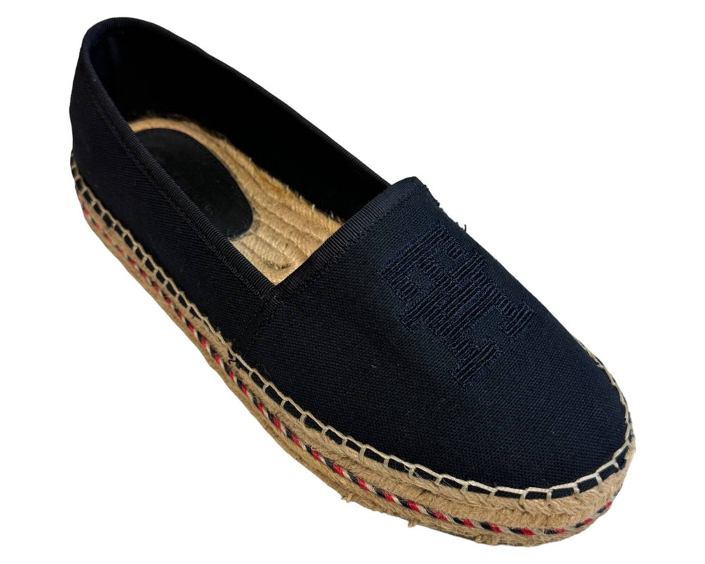 Tommy Hilfiger Embroidered Flatform PÓŁBUTY espadryle damskie 37