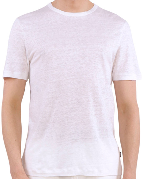 Koszulka Lniana Boss S Tiburt 50486212