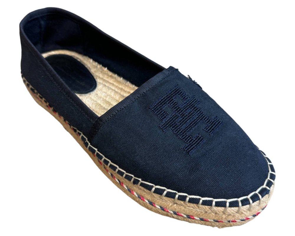 Tommy Hilfiger TH EMBROIDERED FLATFORM PÓŁBUTY Espadryle damskie 38