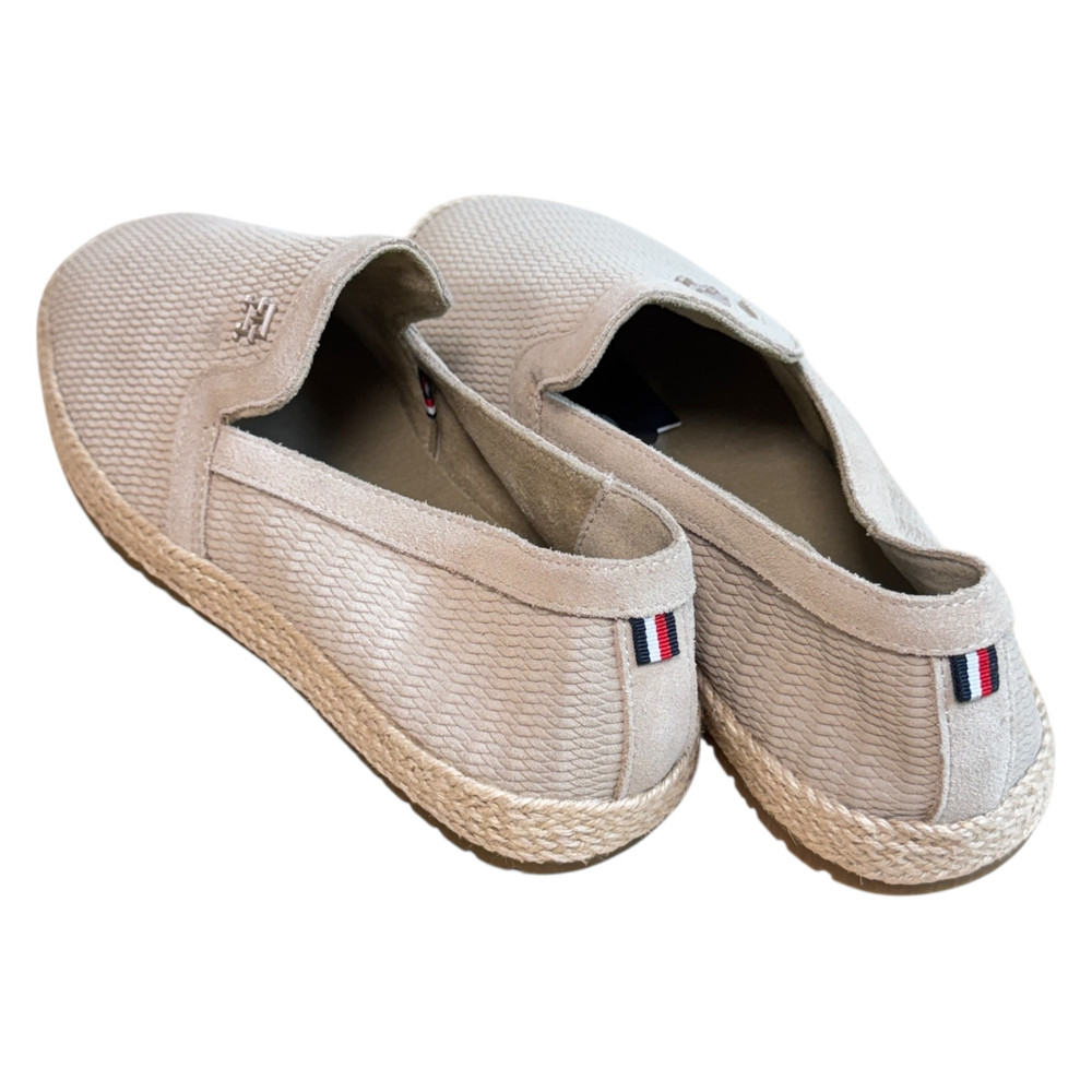 Tommy Hilfiger Th Esapdrille Classic Suede PÓŁBUTY wsuwane męskie 42