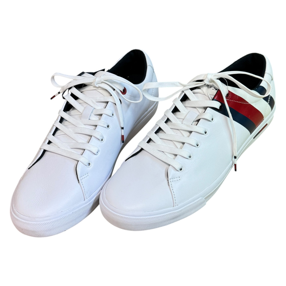 Tommy Hilfiger Corporate Stripes Leather Vulc BUTY SPORTOWE męskie 43