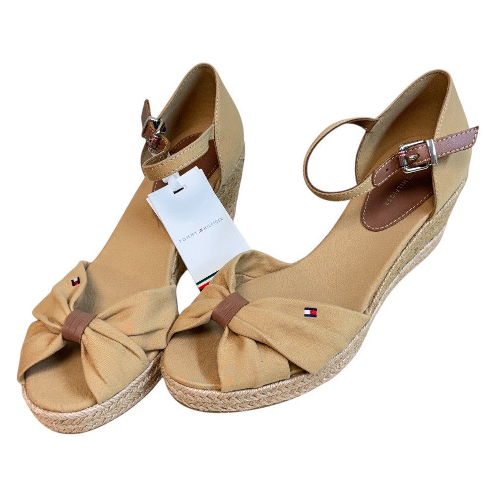 Tommy Hilfiger Basic Open Toe Mid Wedge PÓŁBUTY espadryle damskie 40/39