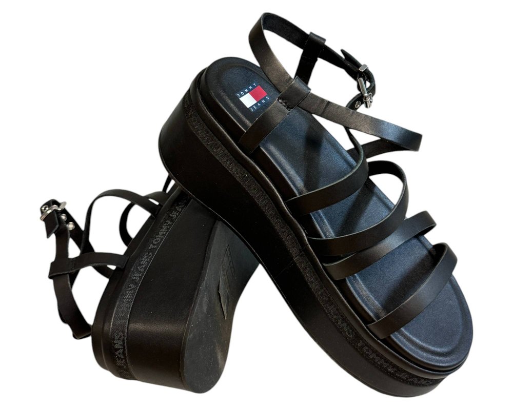 Tommy Jeans Tjw Strappy Wedge SANDAŁY  damskie 41