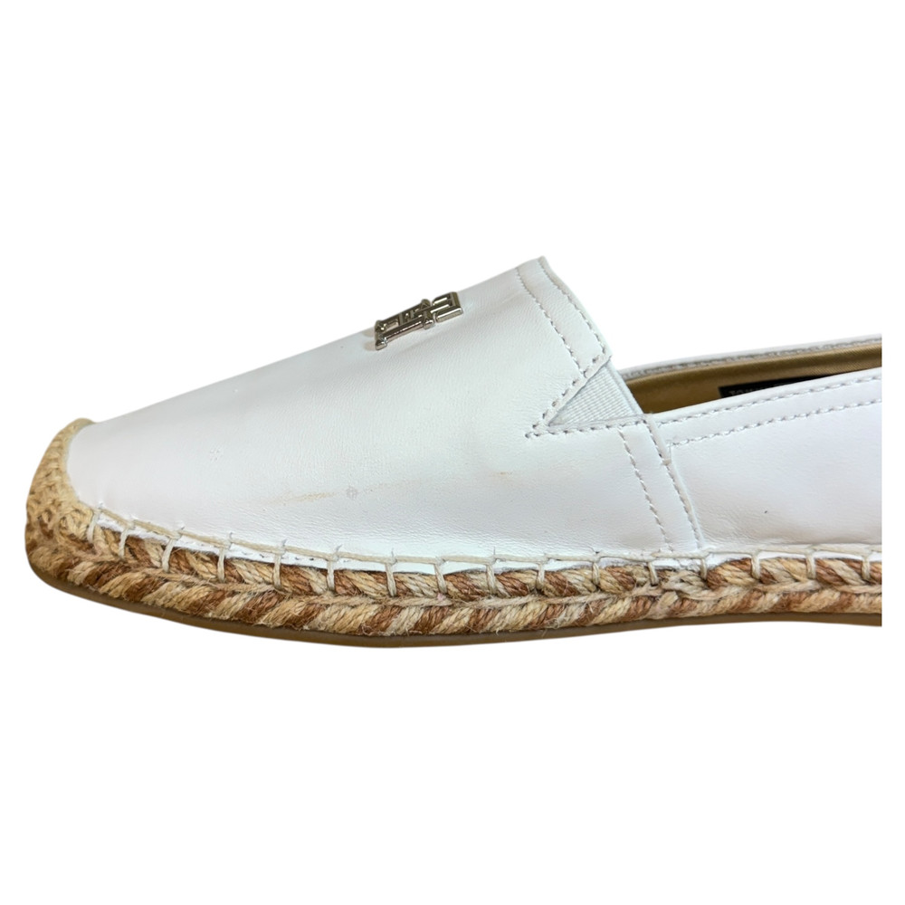 Tommy Hilfiger Th Leather Flat PÓŁBUTY espadryle damskie 39