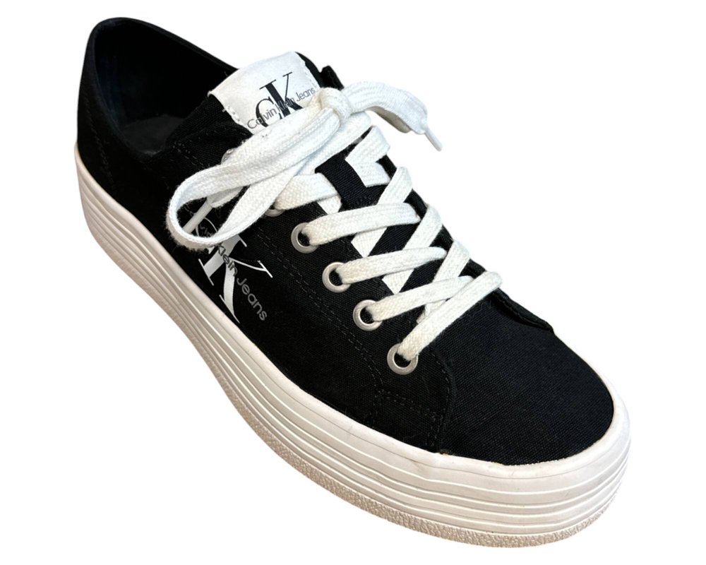 Calvin Klein Jeans Vulc Flatform Essential Mono  TRAMPKI  damskie 39