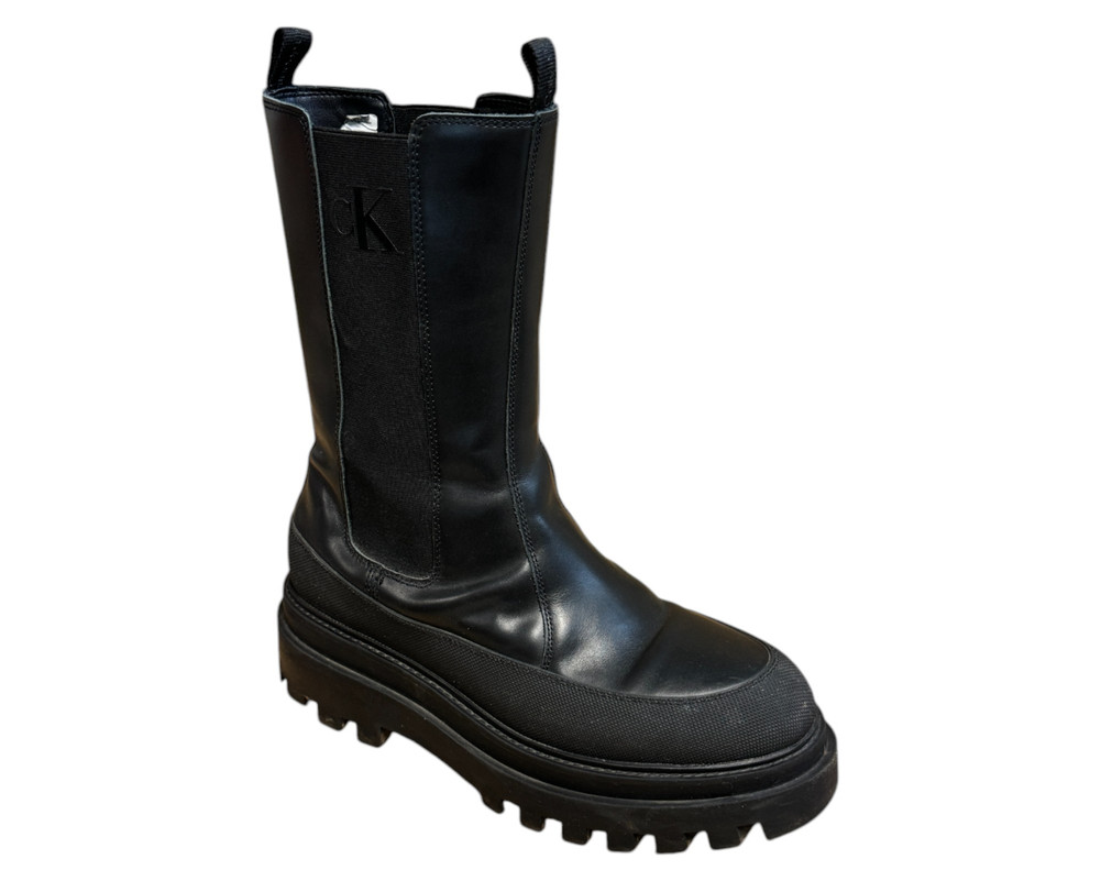 Calvin Klein Jeans Flatform Chelsea Boot Lth Wn BOTKI  damskie 42