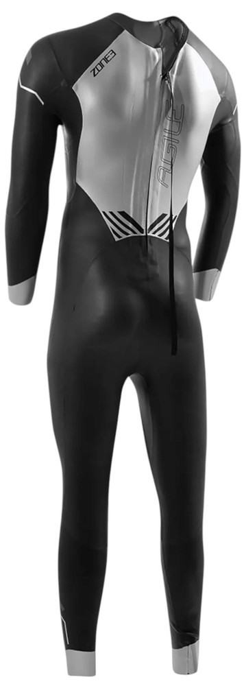 Pianka triathlonowa męska ZONE3 Agile 4 mm black/silver/gunmetal XL 