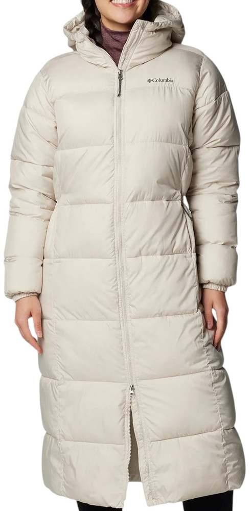 Płaszcz puchowy damski Columbia Puffect II Long dark stone M 