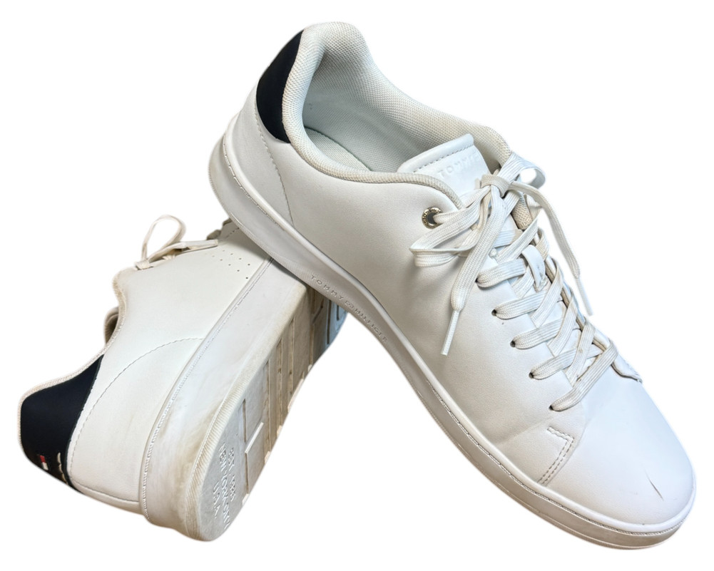 Tommy Hilfiger Court Cup Lth Perf Detail  BUTY SPORTOWE  męskie 43