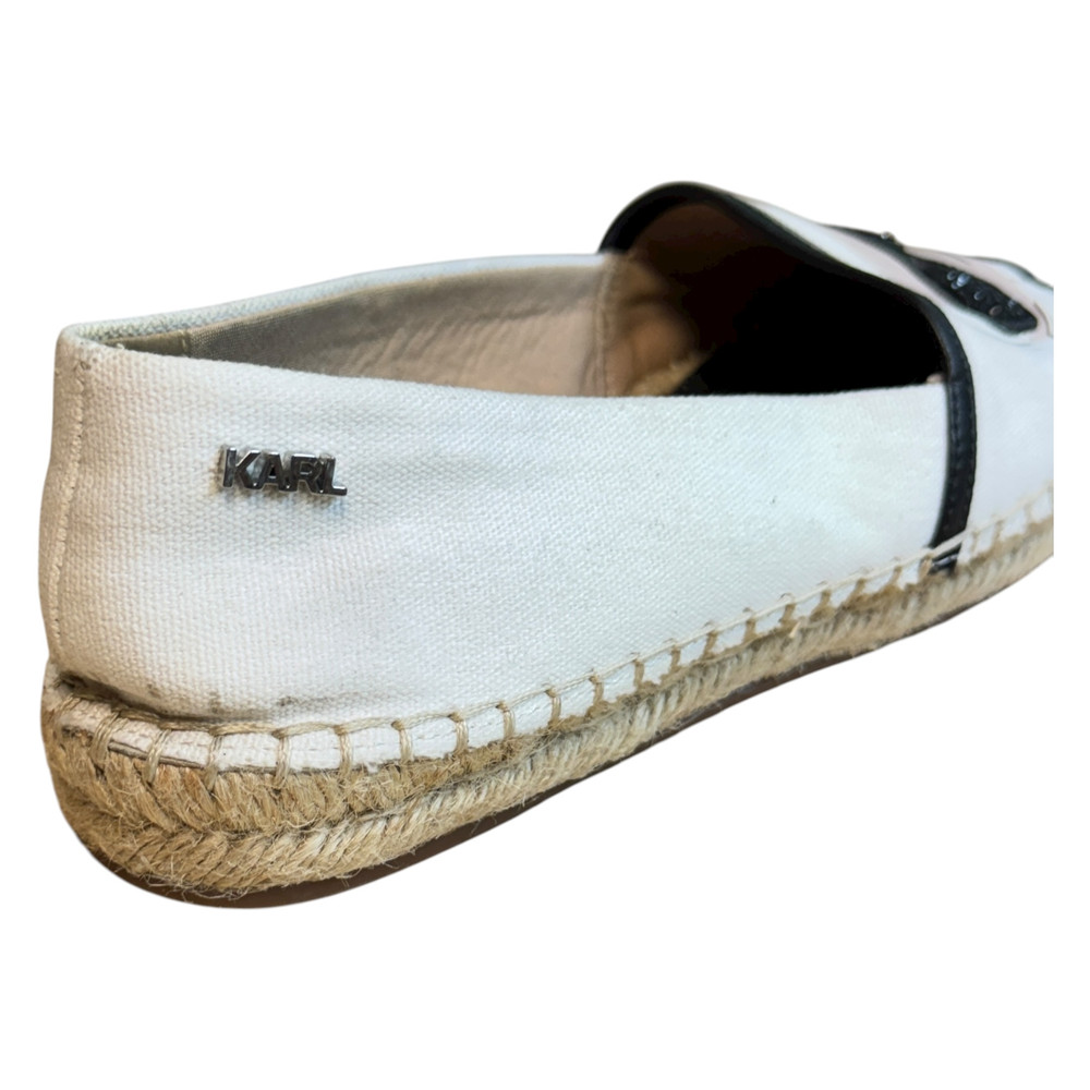 Karl Lagerfeld PÓŁBUTY espadryle damskie 38