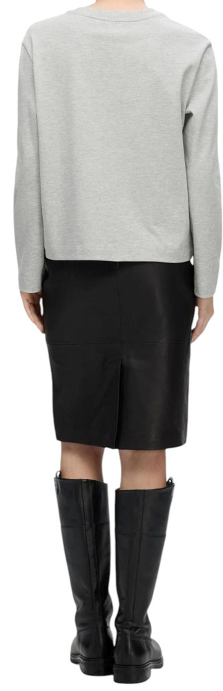 Selected Femme LEDERROCK - Spódnica skórzana L SE521B09V-Q11