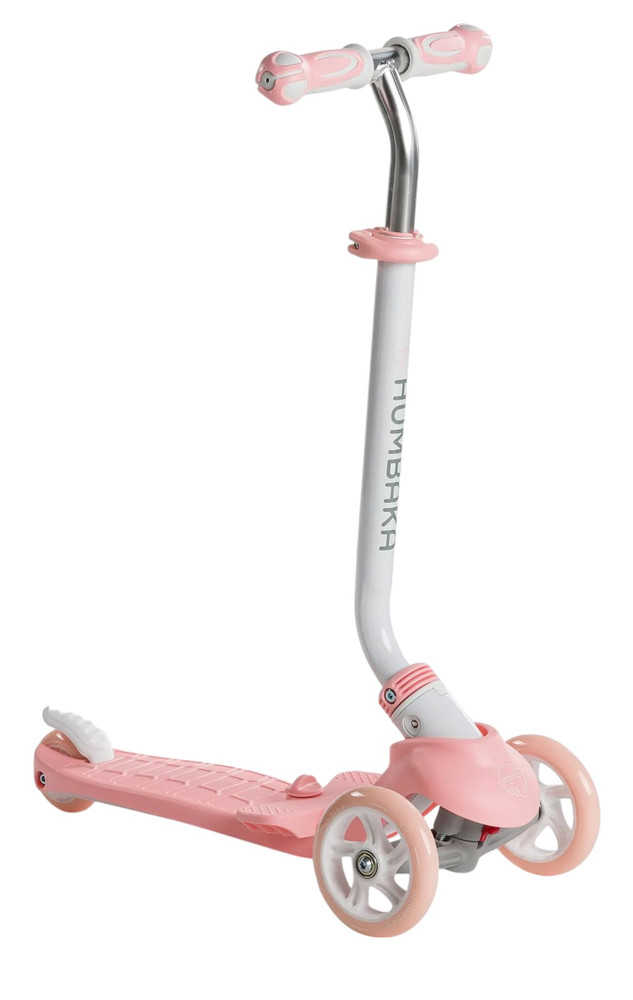 Hulajnoga trójkołowa dziecięca HUMBAKA Fun 3in1 różowa