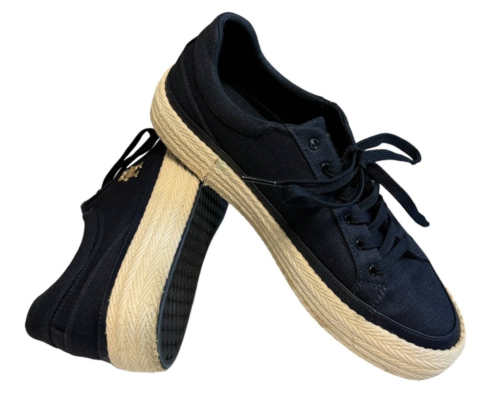 Tommy Hilfiger Vulc Sneaker Linnen TRAMPKI espadryle damskie 41