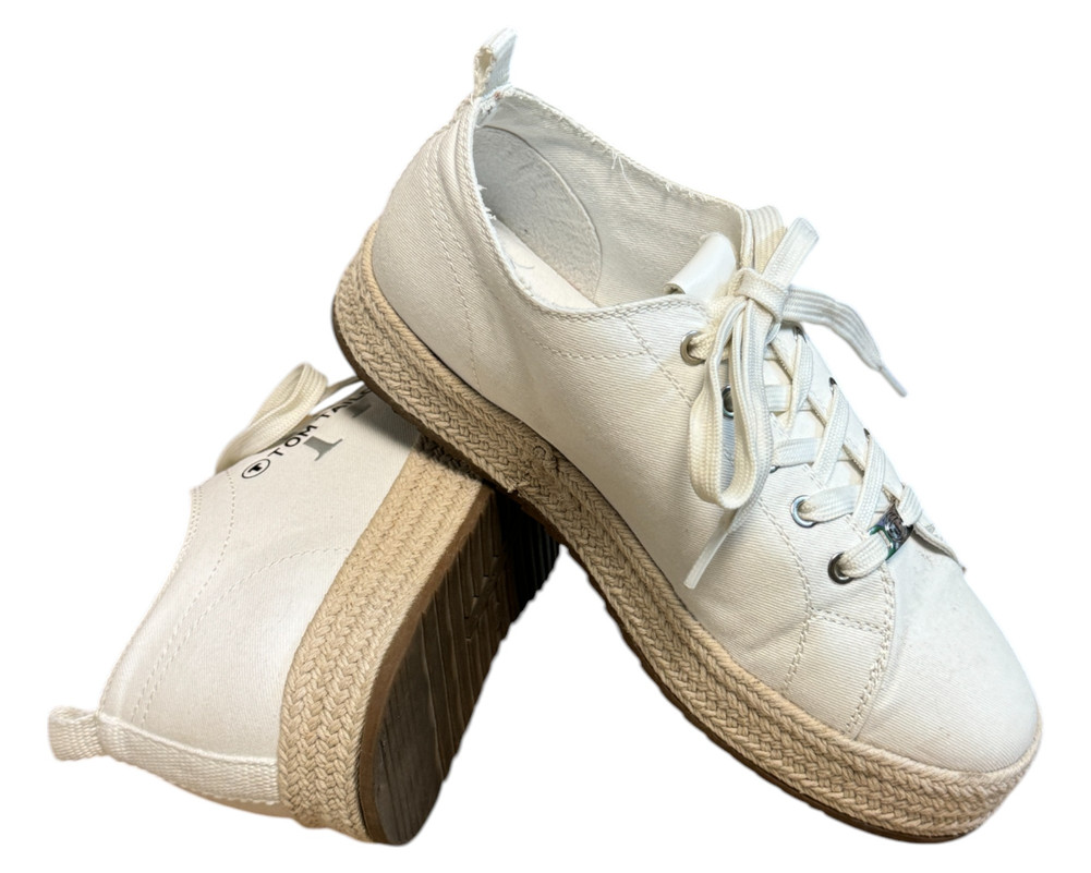 Tom Tailor  TRAMPKI espadryle damskie 36