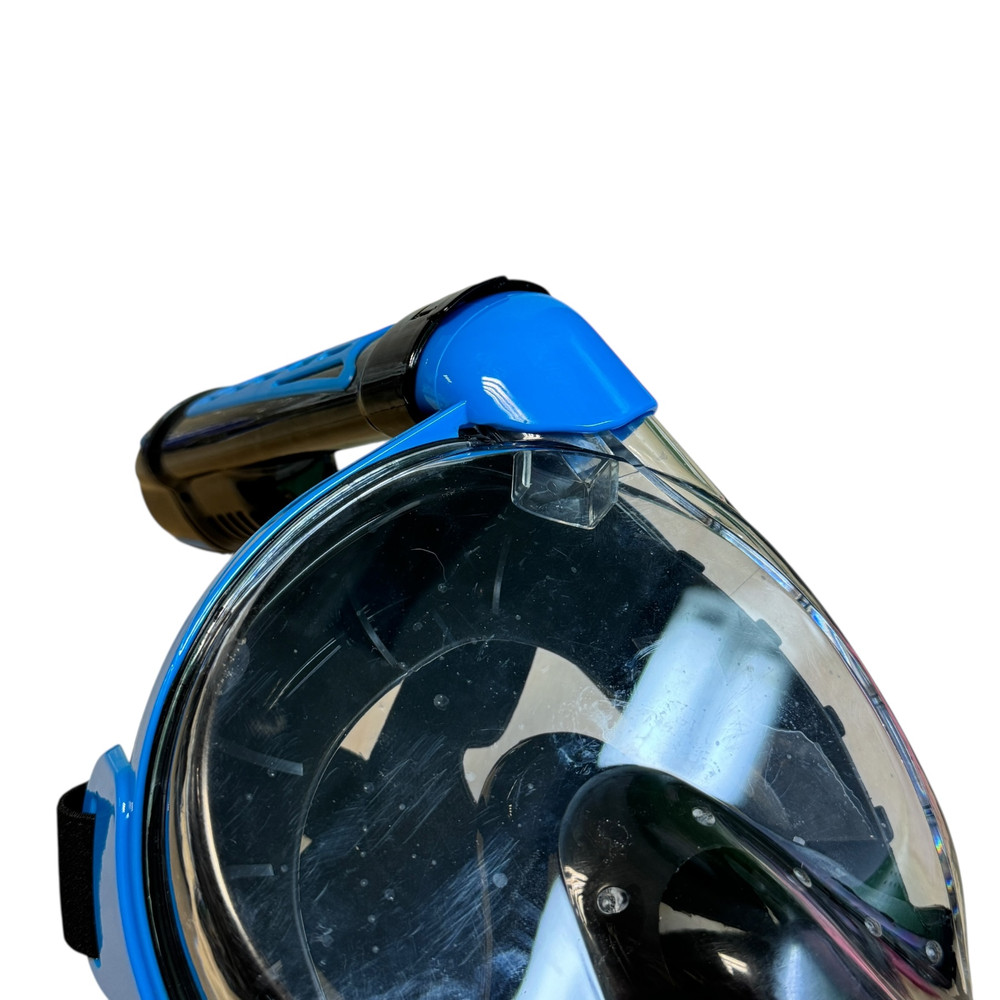 Maska pełnotwarzowa do snorkelingu Cressi Duke Dry Full Face black/blue S/M 