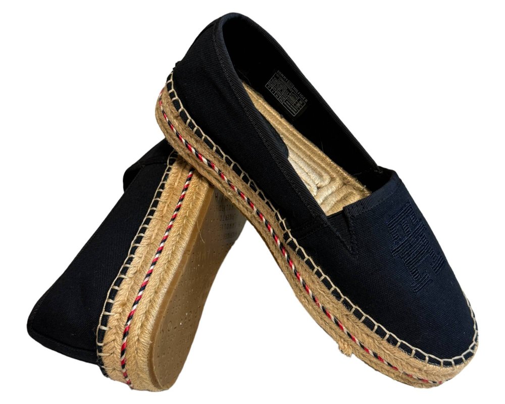 Tommy Hilfiger Embroidered Flatform PÓŁBUTY espadryle damskie 37