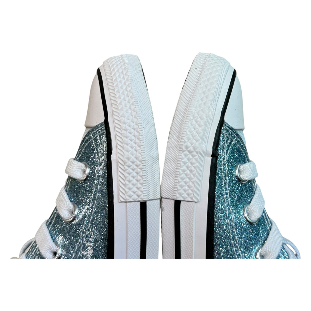 Converse Taylor All Star Coated Glitter Easy-On TRAMPKI wysokie dziecięce 31.5/31