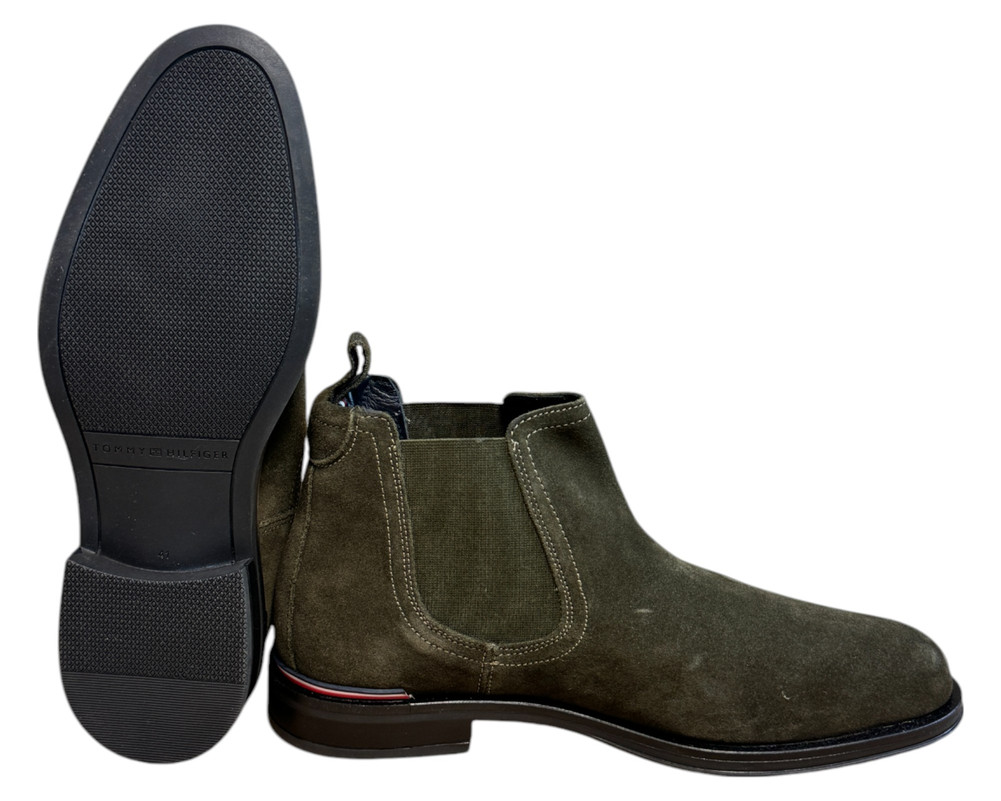 Tommy Hilfiger Core Rwb Hilfiger Suede Chelsea BOTKI  męskie 42/41