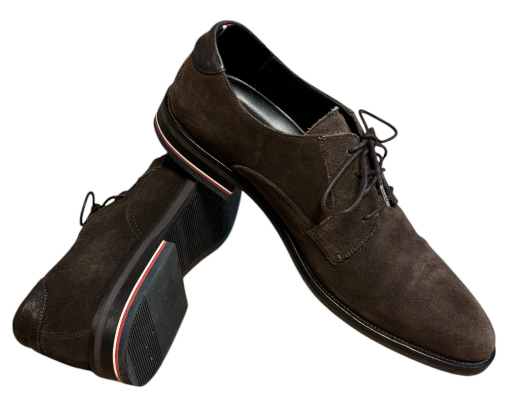 Tommy Hilfiger Signature Hilfiger Suede Shoe PÓŁBUTY  męskie 44