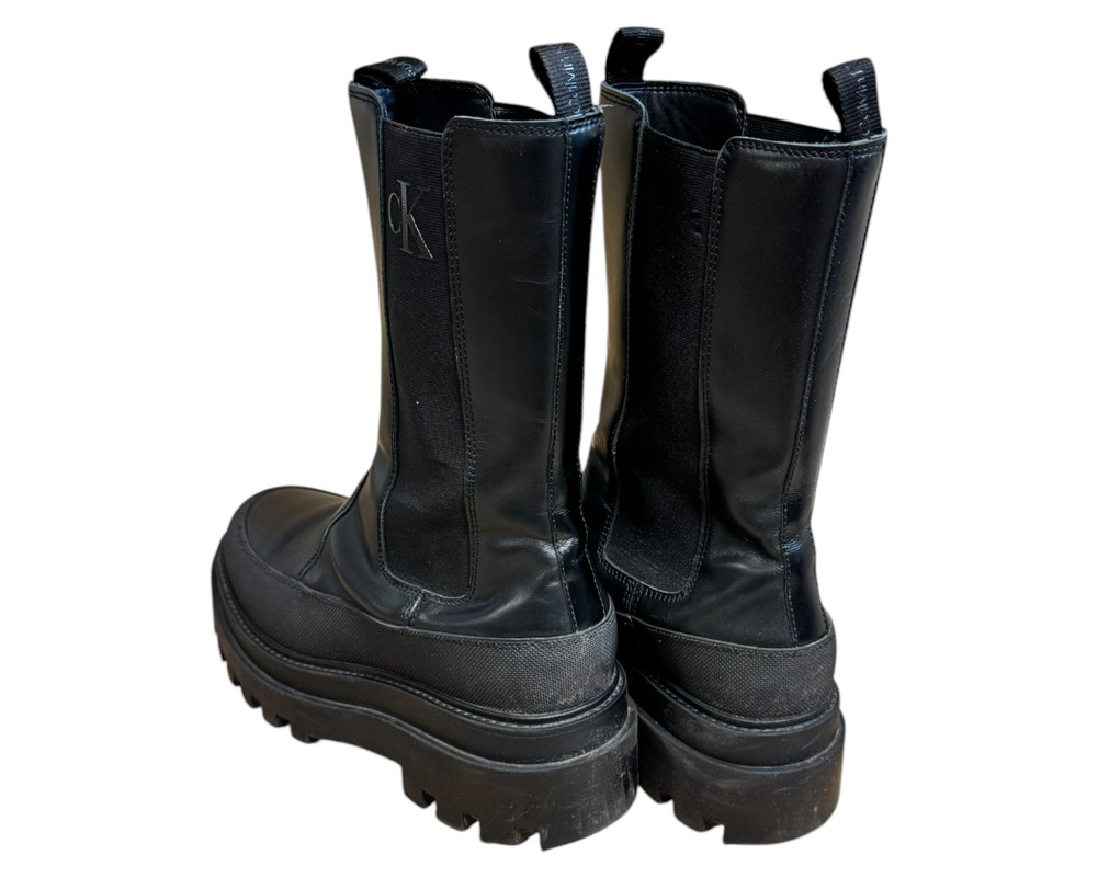 Calvin Klein Jeans Flatform Chelsea Boot Lth Wn BOTKI  damskie 42