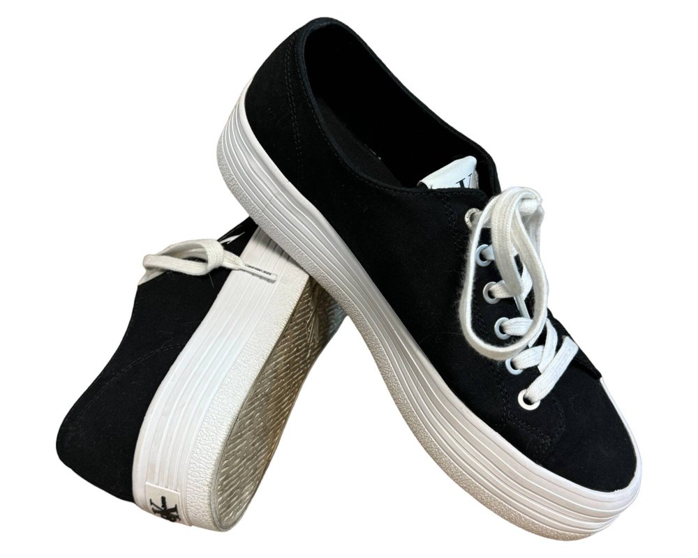 Calvin Klein Jeans Vulc Flatform Essential Mono TRAMPKI  damskie 40