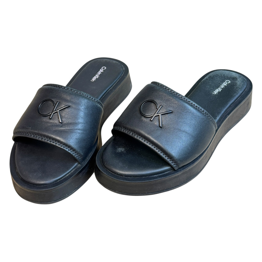 Calvin Klein Dress Flatform KLAPKI damskie 40