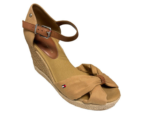 Tommy Hilfiger Basic Opened Toe High Wedge  SANDAŁY espadryle damskie 38
