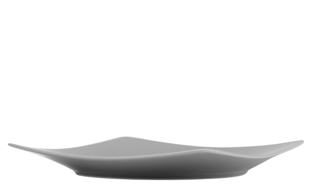 Excelsa Zestaw 6 Talerzy Deserowych Eclipse 21 Cm Ceramiczne Szare/Białe/Czarne