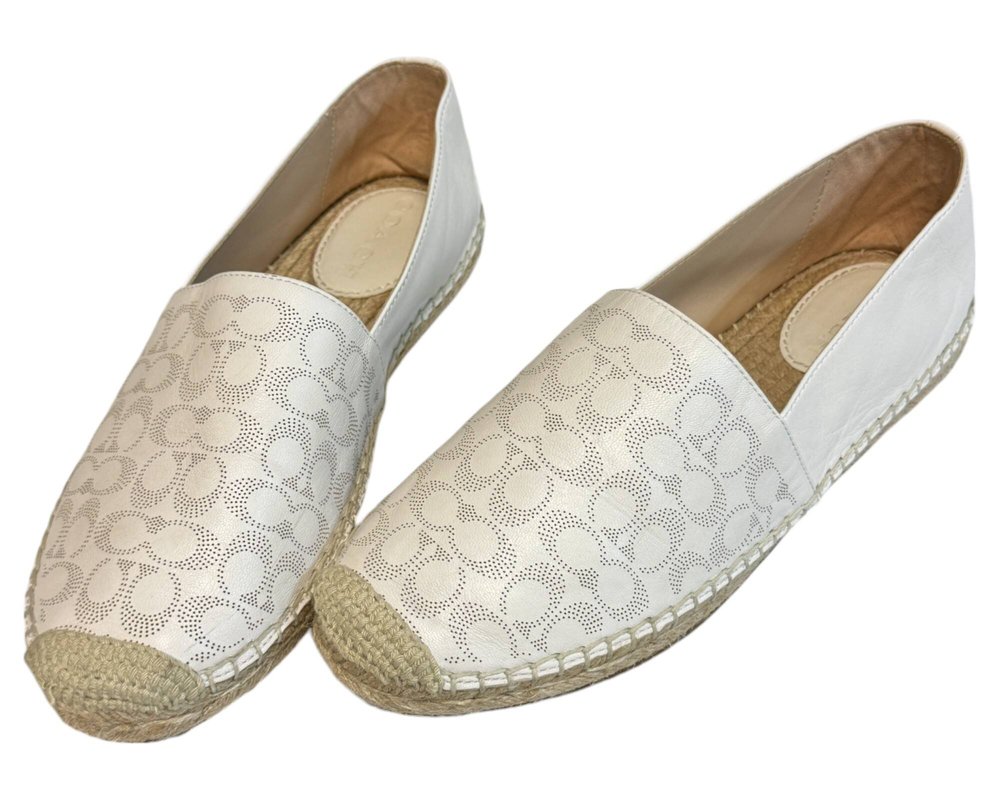 Coach Carley Leather PÓŁBUTY espadryle damskie 39