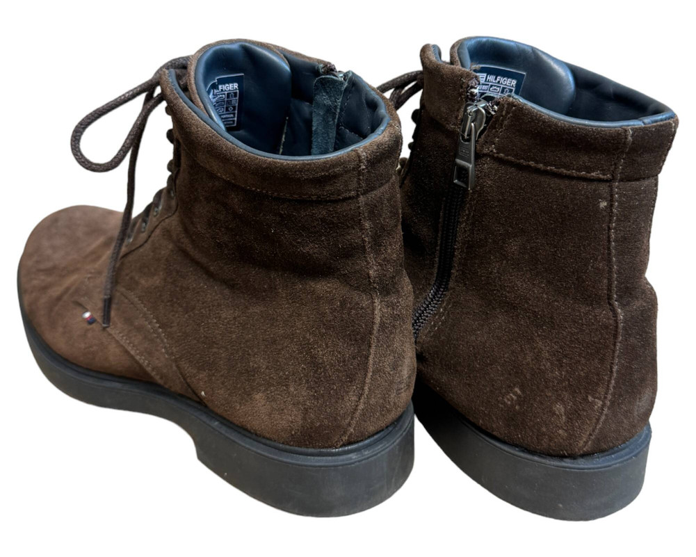 Tommy Hilfiger Elevated Rounded Suede Lace Boot BOTKI  męskie 42