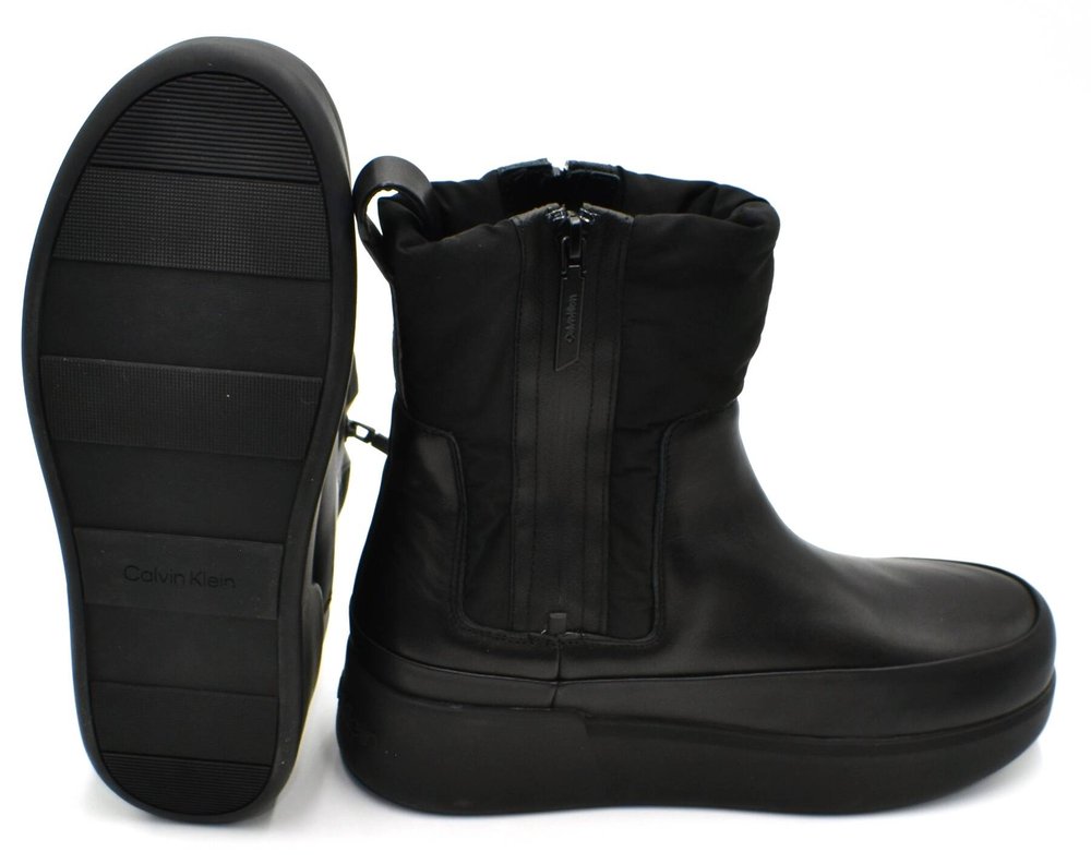 Calvin Klein Padded Nylon Ankle Boot BOTKI damskie 38/37