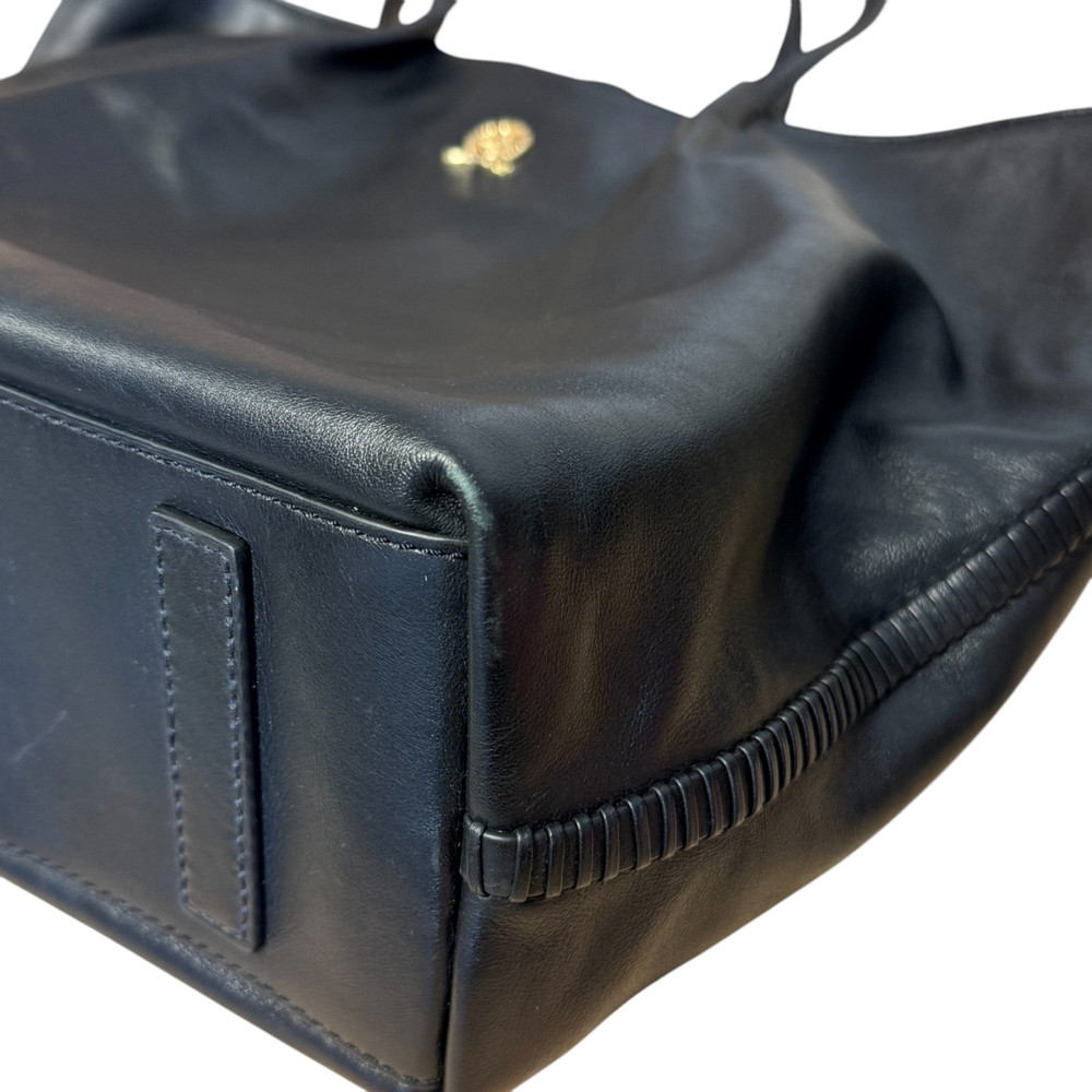 Torebka Tommy Hilfiger Crest Leather Tote AW0AW15230