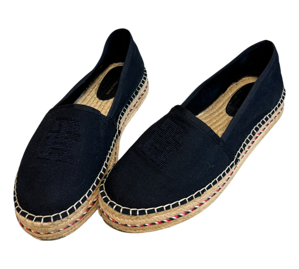 Tommy Hilfiger TH Embroidered Flatform PÓŁBUTY espadryle damskie 40
