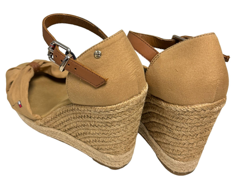 Tommy Hilfiger Basic Opened Toe High Wedge  SANDAŁY espadryle damskie 38