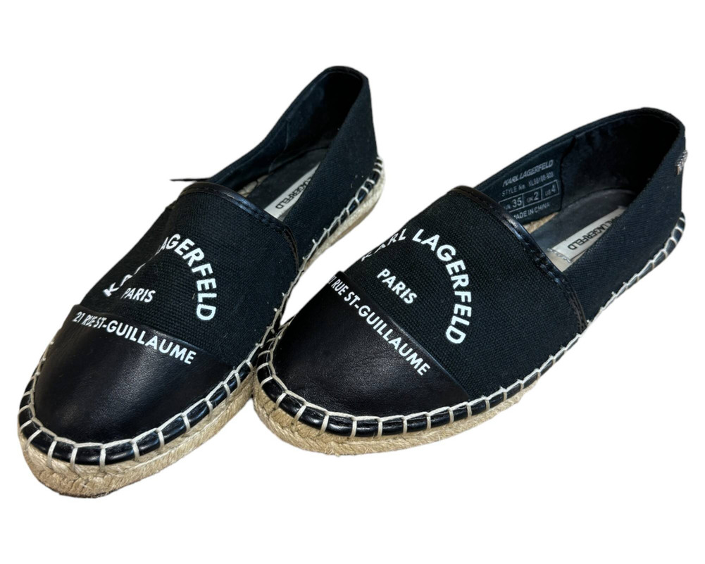 Karl Lagerfeld  PÓŁBUTY Espadryle damskie 35