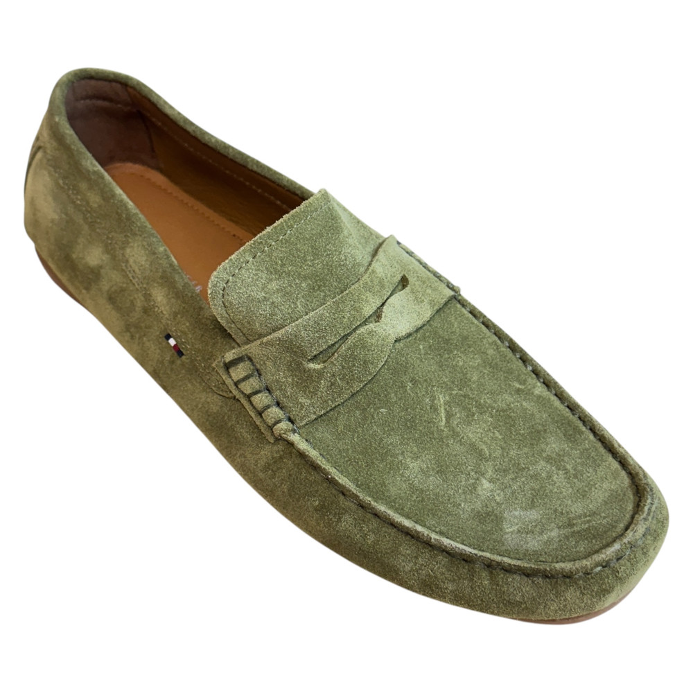 Tommy Hilfiger Casual Hilfiger Suede Driver PÓŁBUTY wsuwane męskie 42/43