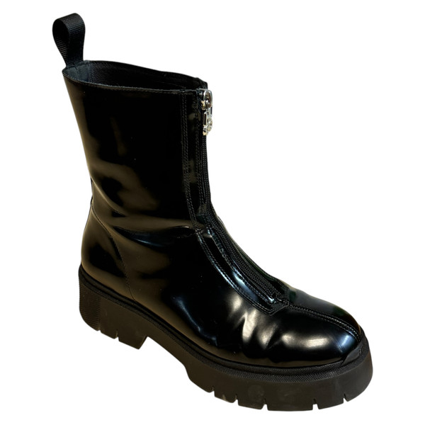 Hugo Boss Kris_Zipbootie BOTKI damskie 38